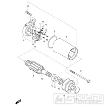 FIG17 Startér - Hyosung GV 125M C Aquila