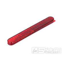 Odrazka 100x13mm červená samolepící