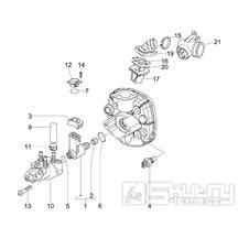 1.36 Škrtící klapka, vstřikovač - Gilera Runner 50 PureJet 2005-2006 UK (ZAPC46200)