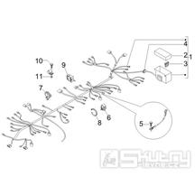 6.08 Elektroinstalace, pojistky - Gilera Stalker 50 Naked 2008 (UK - ZAPC40102)