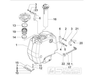 2.47 Palivová nádrž - Gilera Runner 200 ST 4T LC 2008-2011 (ZAPM46401)