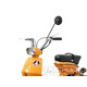 Zrcátko BGM PRO kulaté, černé, pro Lambretta Lui 50 CL, Lui 75 S, SL, Luna, Vega, Cometa