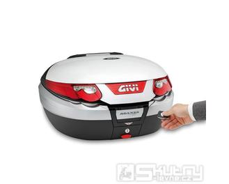 Víko kufru GIVI E 55 - bílé metalické