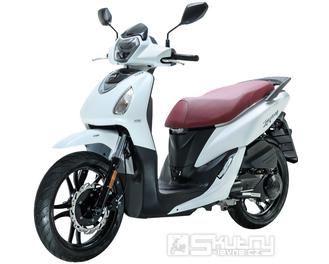 Sym Symphony 125 Euro5+  s prodlouženou zárukou na 4 roky - barva bílá