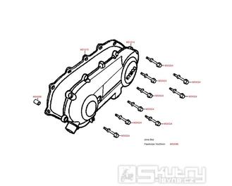 E05 Kryt variátoru - Kymco Yager 50 (Spacer 50)