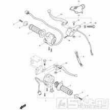 39 Gripy / Páčky / Přepínače - Hyosung GT 250i R