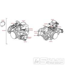 E09 Vstřikovací jednotka - Kymco Xciting 500i EVO SBA0BB