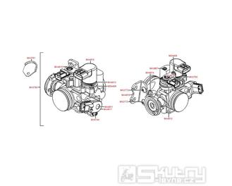 E09 Vstřikovací jednotka - Kymco Xciting 500i EVO SBA0BB