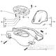 T37 Tachometr, kryt tachometru a řidítek - Gilera Runner 50 do roku 1999 (ZAPC14000)
