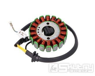 Stator dobíjení s 18 cívkami s průměrem 88,5mm pro skútry s motory GY6 125ccm a 150ccm