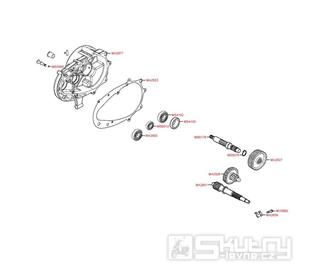 E09 Převodovka - Kymco Agility 125 City