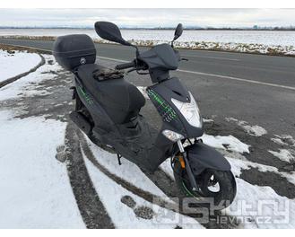 Servis Kymco Agility 50 (25 km/h), 4355km – kompletní údržba + lakování výfuku