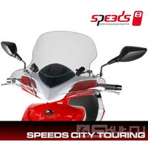 Plexi štít Speeds CITY TOURING - Kymco Super 8 2013 vč. mont. sady