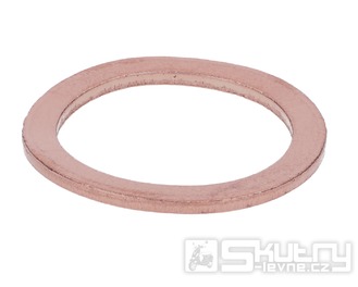 Měděný těsnící kroužek vypouštěcí zátky oleje 18x24mm pro Simson S50, KR50/1 a KR51/1