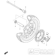 FIG38 Přední kolo - Hyosung GV 125M C Aquila