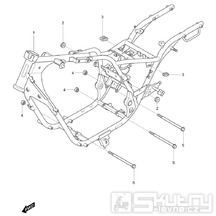 FIG27 Rám - Hyosung GV 125M C Aquila