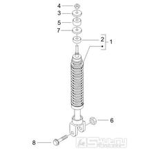 4.10 Zadní tlumič - Gilera Runner 50 PureJet ST 2008 (ZAPC46200)