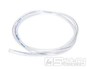 Benzínová hadice Drilastic transparentní 1 metr 5x7 mm pro mopedy