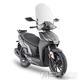 Čiré plexi Givi pro Kymco Agility 50-125-150 R16 (08-24) a Kymco Agility S 125 od roku 2022 - vxš660x640 mm