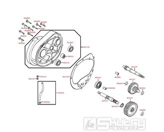 E05 Převodovka - Kymco Grand Dink 125 E3 [SH25DG]