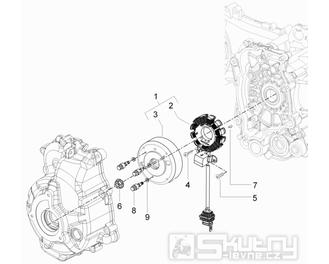 1.21 Magneto dobíjení - Gilera Runner 200 VXR 4T LC 2005-2006 (ZAPM46200)