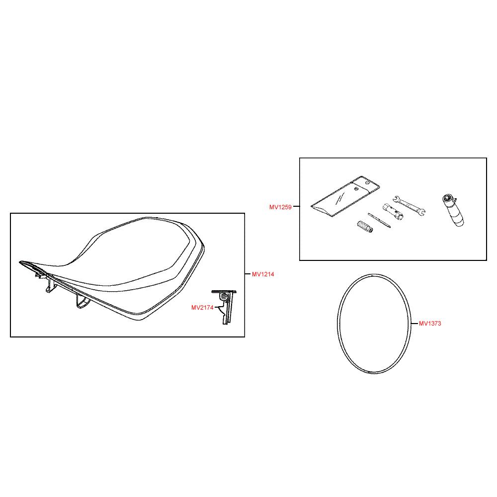 F09 Sedačka a nářadí - Kymco Maxxer 300 Wide MMC
