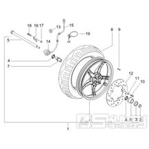 4.11 Přední kolo - Gilera Runner 200 VXR 4T LC 2005-2006 (ZAPM46200)