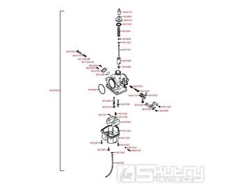 E09 Karburátor - Kymco MXU 150