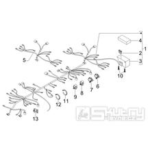 6.08 Elektroinstalace, pojistky - Gilera Runner 125 ST 4T LC 2008-2012 (ZAPM46301)