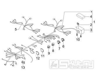 6.08 Elektroinstalace, pojistky - Gilera Runner 125 ST 4T LC 2008-2012 (ZAPM46301)