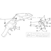 T22 Zadní blatník - Gilera GSM 50ccm EBS do 2005 (VTBC33200...)
