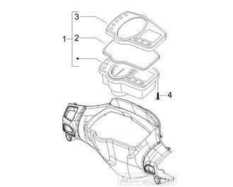 3.02 Tachometr - Gilera Runner 125 ST 4T LC 2008-2012 (ZAPM46301)