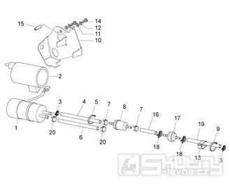 2.53 Palivový systém - Gilera Runner 200 ST 4T LC 2008-2011 (ZAPM46401)