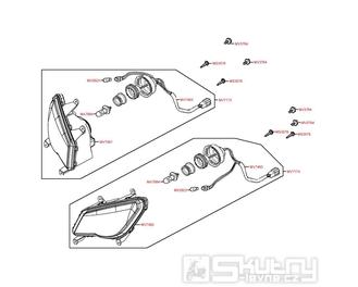 F01 Přední světlo - Kymco MXU 450i LC90AE