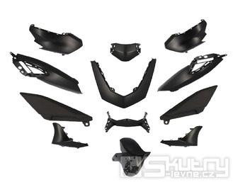 Sada kapotáže 12dílná černá matná pro Yamaha N-Max 125, 155i 2021-