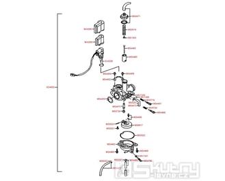 E11 Karburátor - Kymco DJ 50 Refined SA10ED