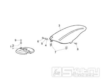 2.33 Zadní blatník - Gilera Storm 50 2007 (ZAPC29000)