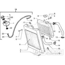 T18 Chlazení motoru - Gilera Eaglet automat do 2005 (ZAPC09000...)