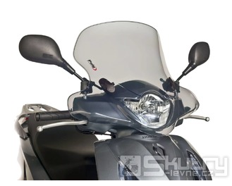 Plexi Puig City Touring v lehce kouřovém provedení pro Honda SH 125 až 150ccm 12-14