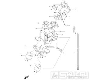 FIG21 Tachometr / Otáčkoměr - Hyosung GV 125M C Aquila