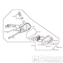 F13 Vzduchový filtr - Kymco Agility 125 One