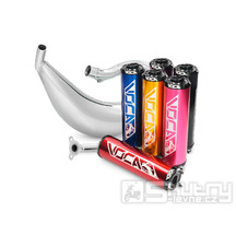 Výfuk Voca Cross chrom 50/70ccm pro Derbi Senda DRD Aprilia RX, SX