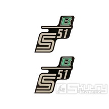 Nalepovací sada znaků S51 B pro Simson S51
