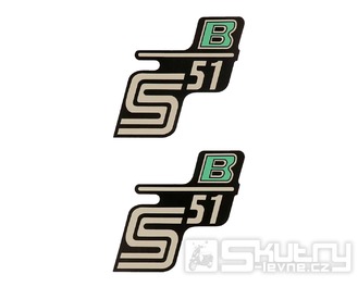 Nalepovací sada znaků S51 B pro Simson S51