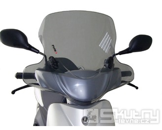 Plexi Puig City Touring v lehce kouřovém provedení pro Yamaha Neos 50ccm