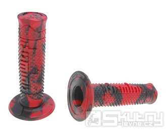 Gripy Domino A260 Off-Road v černo-červeném provedení o délce 120mm