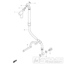 FIG43 Brzdové hadice - Hyosung GV 125M C Aquila