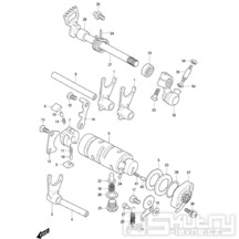 FIG16 Řazení - Hyosung GV 125M C Aquila