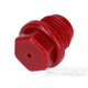 Zátka převodového oleje červená M14x1,5 mm SW 14 pro motory Zündapp typ 247, 276, 278, 284