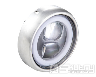 LED světlomet SIP Performance kulatý Ø 115mm pro Vespa 125 VNB, 150 VBA, VBB, GS, 160 GS